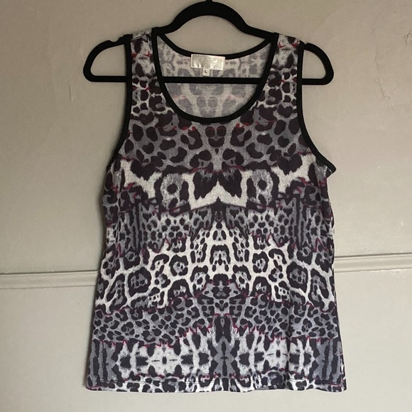 Esha Design Animal Print Tank Top - Picture 1 of 3